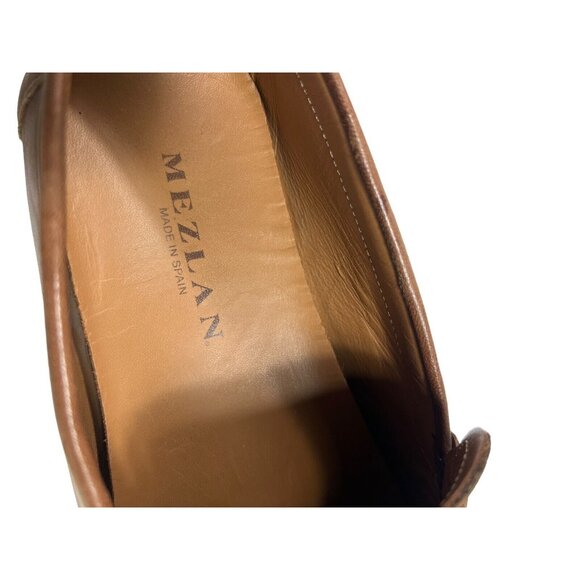 Mezlan Horse Bit Loafer Slip on Brown Leather Men’s 9 M Made in Spain Nice main image 9